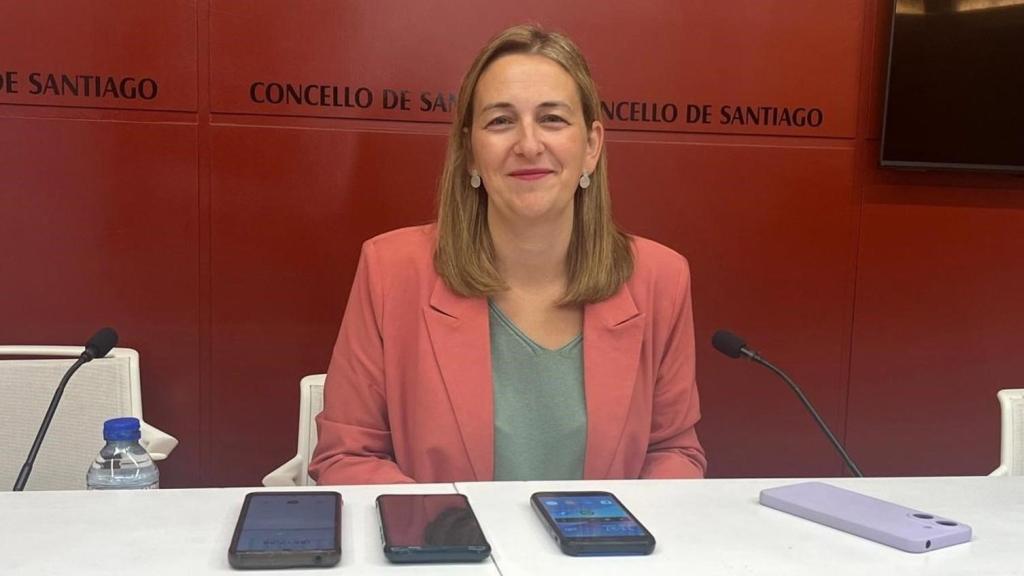 La portavoz del gobierno local de Santiago, Míriam Louzao