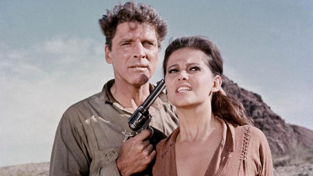 Burt Lancaster y Claudia Cardinale en 'Los profesionales' (Richard Brooks, 1966)