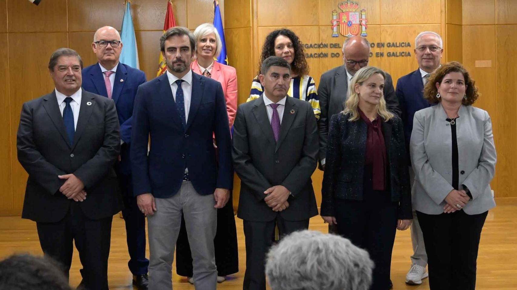 Julio Abalde toma posesión como subdelegado del Gobierno en A Coruña.