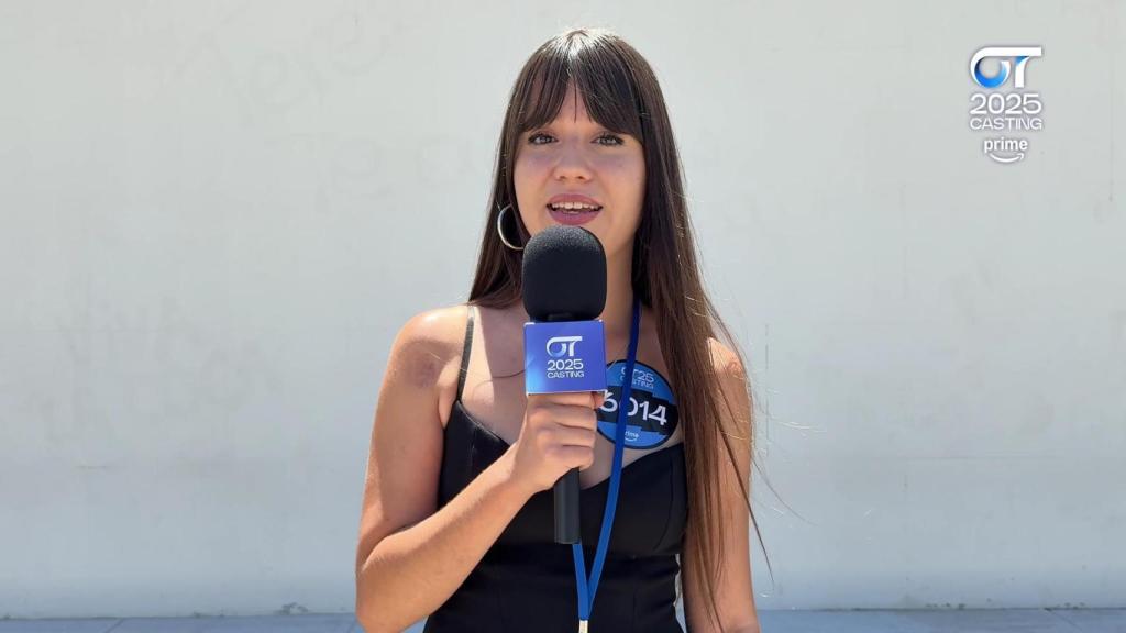 La alicantina Salma de Diego durante su presentación.