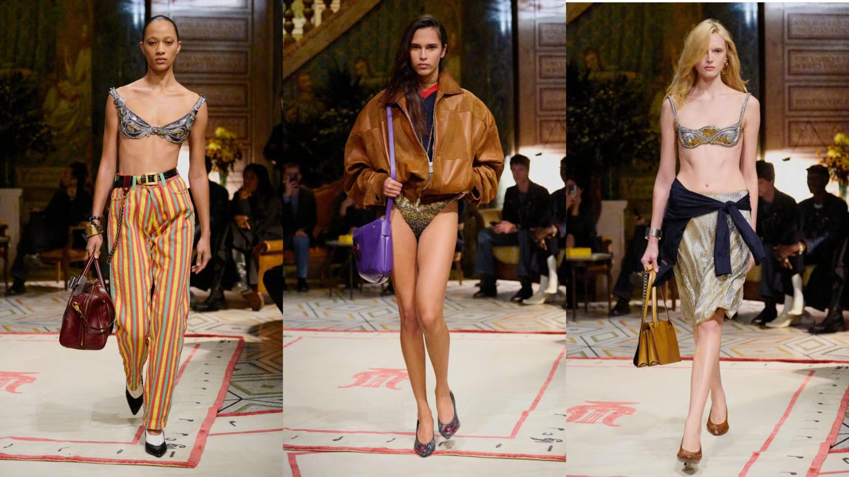 Desfile de Versace en septiembre.