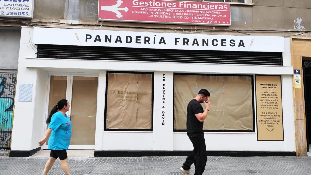 Imagen de la nueva panadería francesa en la calle Mármoles, en Málaga.