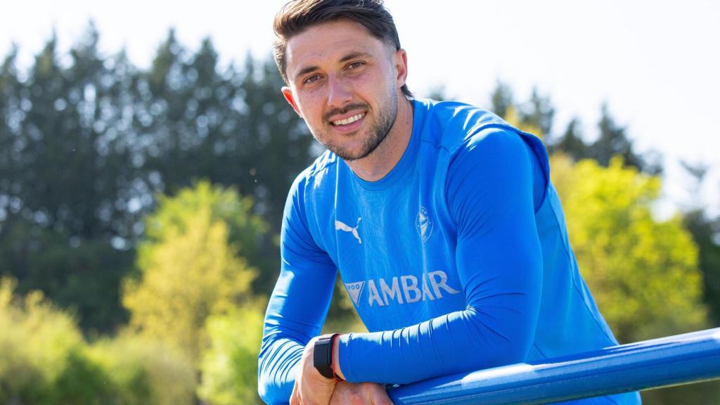 Facundo Garcés, con el Deportivo Alavés.