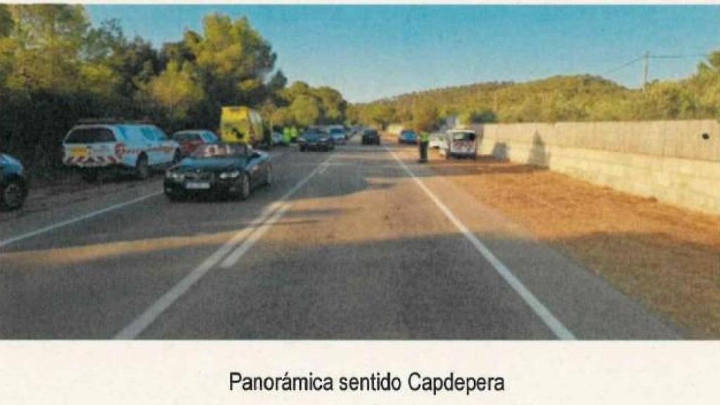 La colisión frontal se produjo en una recta con buena visibilidad.