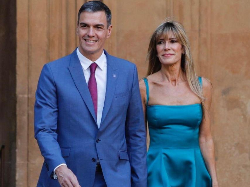 Pedro Sánchez y su mujer Begoña Gómez.
