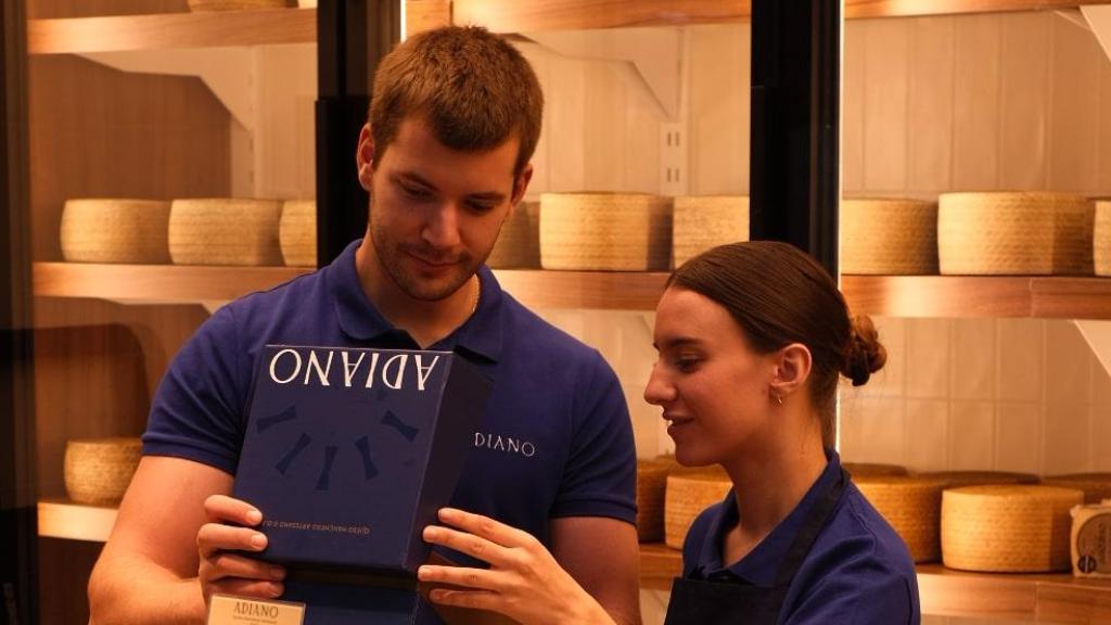 Adiano, la nueva quesería manchega del Mercado de La Paz.