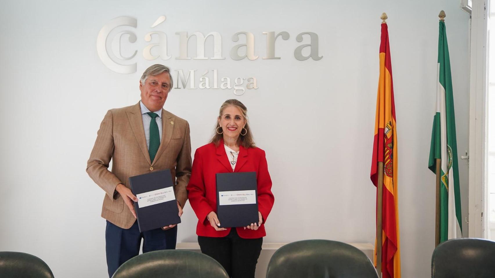 José Carlos Escribano y María Paz Flores.