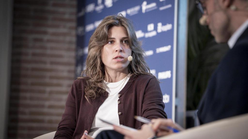 Lidia Brea durante su intervención en el VI Observatorio de la Sanidad