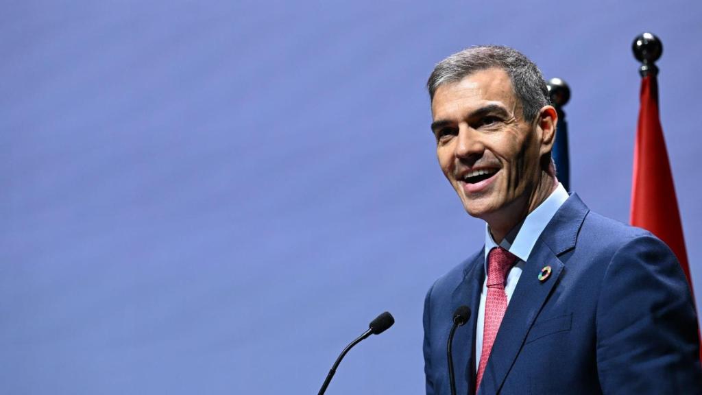 Sánchez, este lunes en un acto a favor de la cultura.