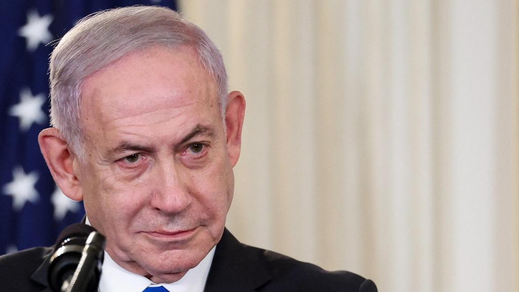 Benjamín Netanyahu en Washington este lunes.
