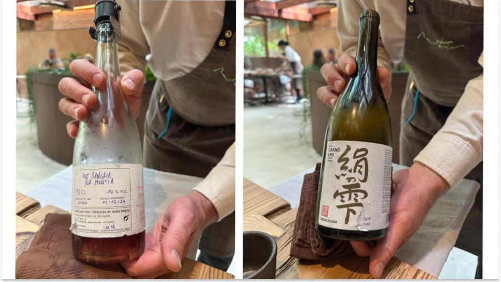 Hot Sangría y sake.