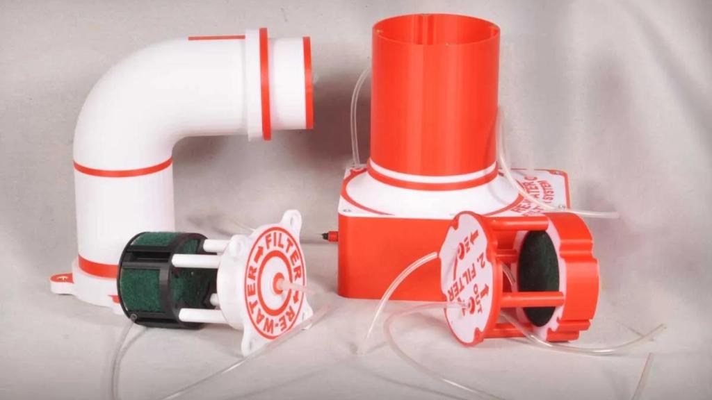 El filtro de tuberías Pifilt.