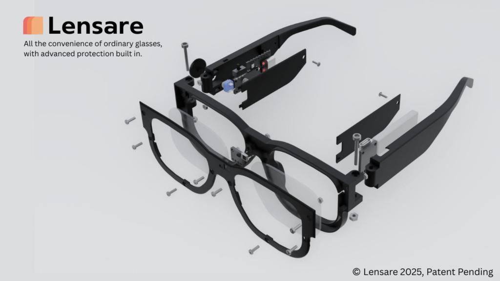Las gafas Lensare que protegen a las personas epilépticas.