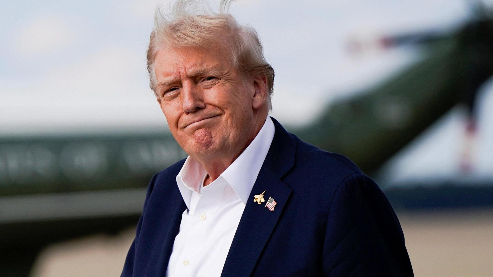 El presidente Donald Trump, el pasado fin de semana.