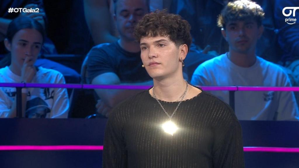 Javi Crespo, uno de los cuatro nominados de la segunda gala de 'OT 2025'.