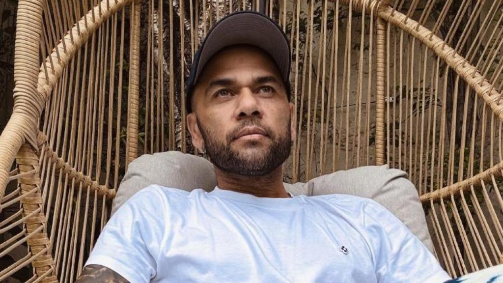 Dani Alves, en una foto publicada en redes sociales