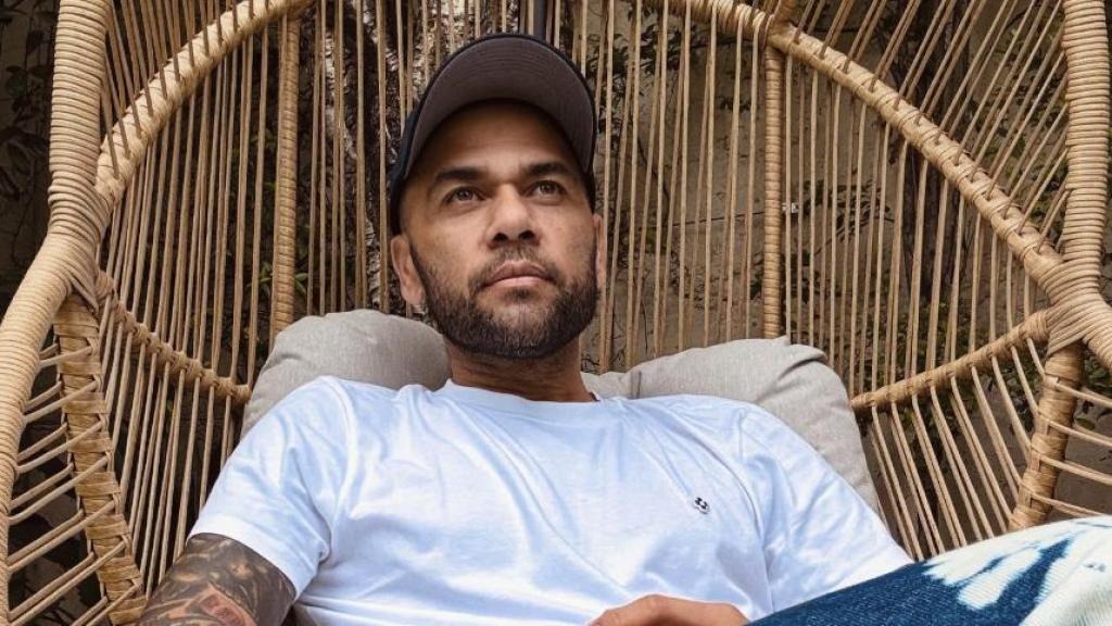 Dani Alves, en una foto publicada en redes sociales