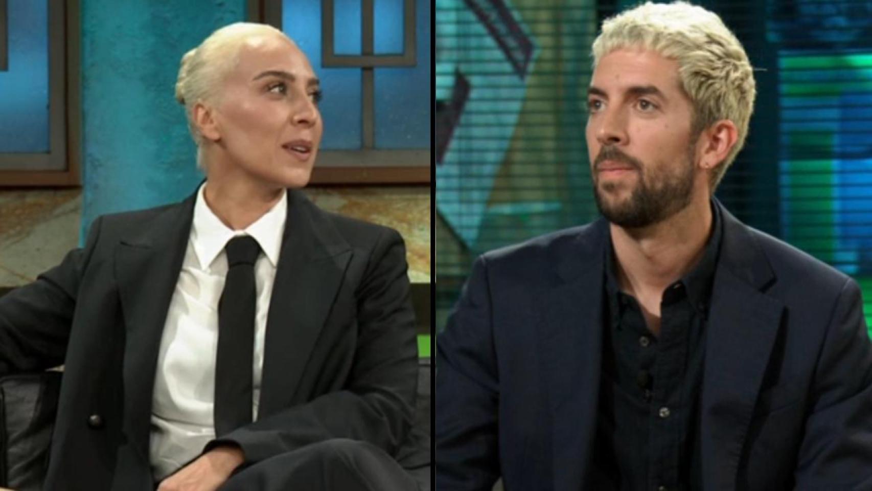 Mónica Naranjo y David Broncano, en 'La Revuelta'.