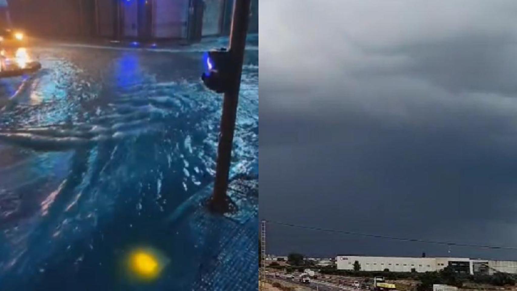 Capturas de videos de Alex Baraza en Torrevieja y de Gerardo Cayuelas en Orihuela.