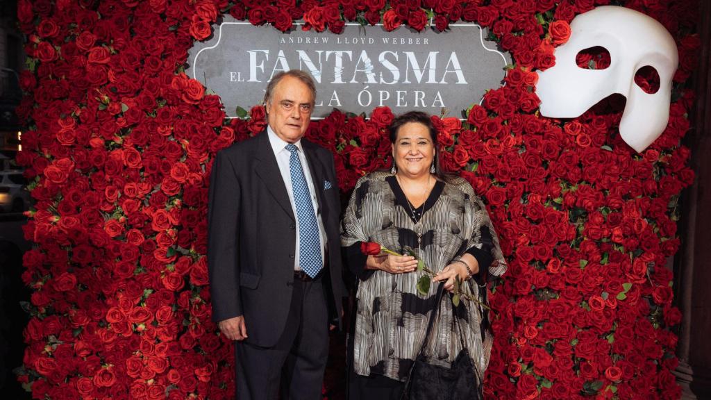 Montserrat Caballé Claus en la presentación de 'El Fantasma de la Ópera' en Barcelona.