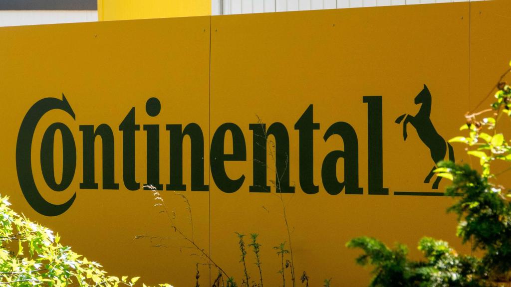 Logo de Continental en su sede de Hannover (Alemania)