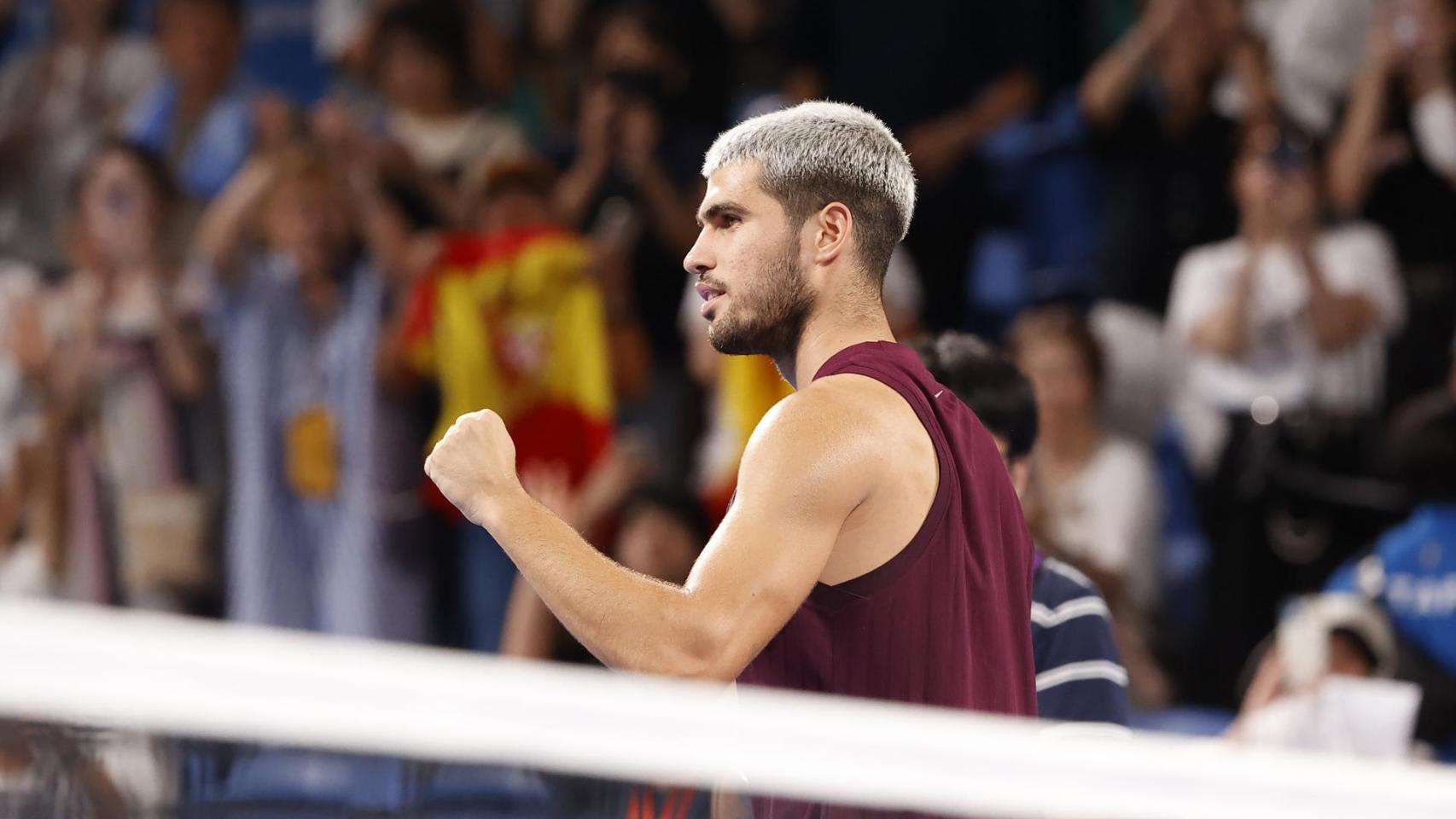 Alcaraz, en el ATP 500 de Tokio