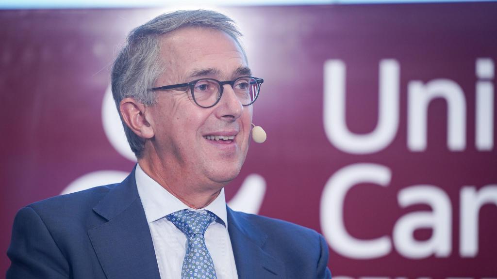 Enrique Ordieres, presidente del Grupo Cinfa, durante la segunda jornada del VI Simposio del Observatorio de la Sanidad, organizado por EL ESPAÑOL e Invertia.