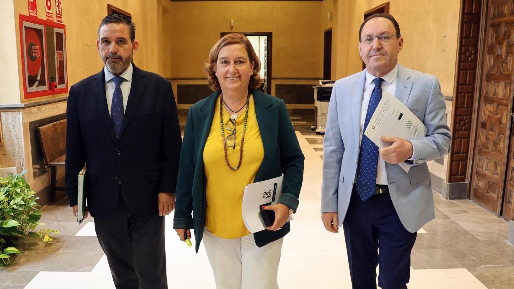 La presidenta Cedillo momentos antes del pleno