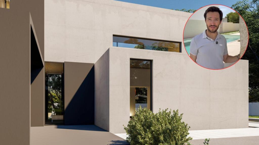 Una casa de diseño moderno y el arquitecto Máximo Caballero.