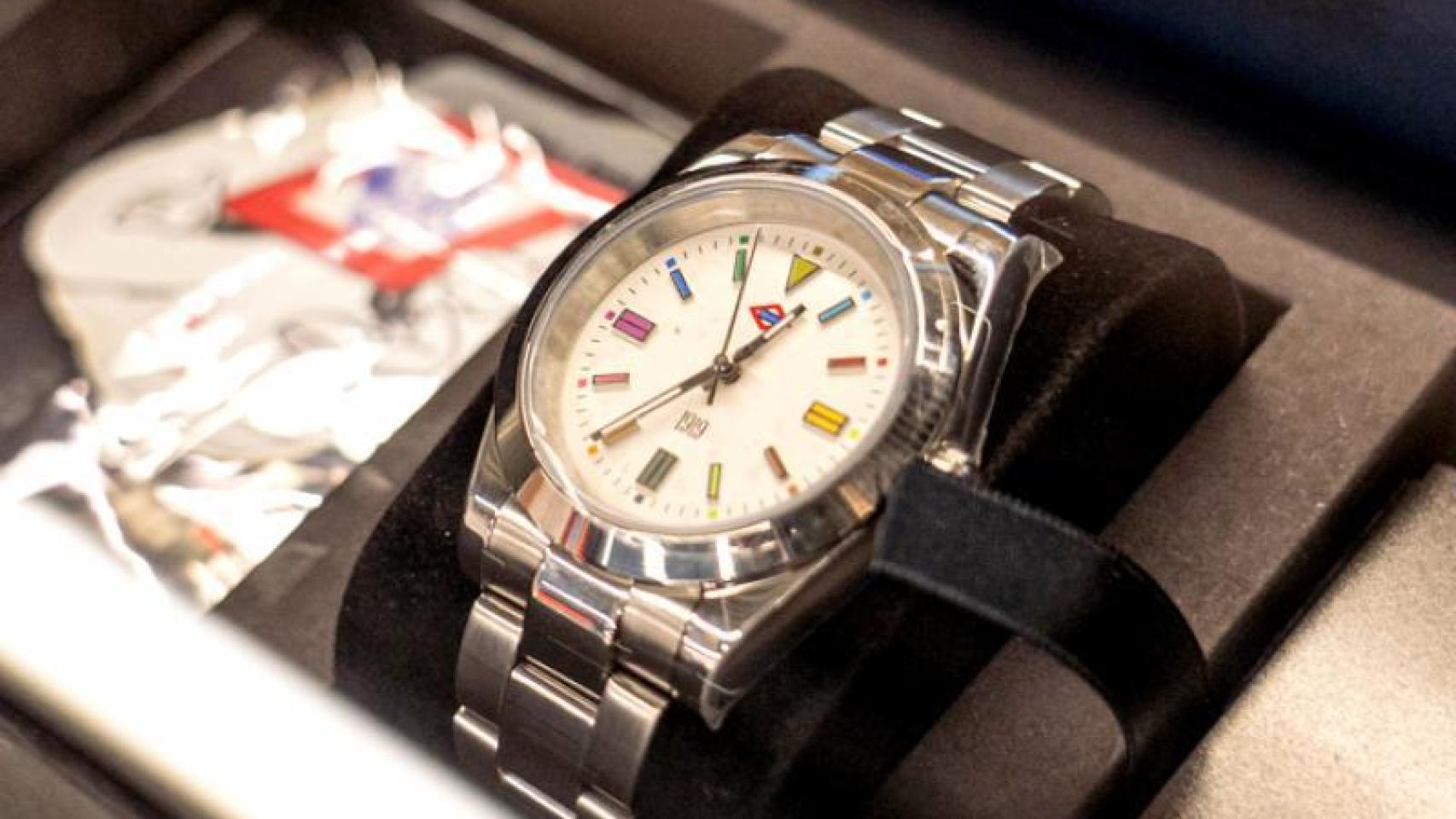 El nuevo reloj del Metro de Madrid.