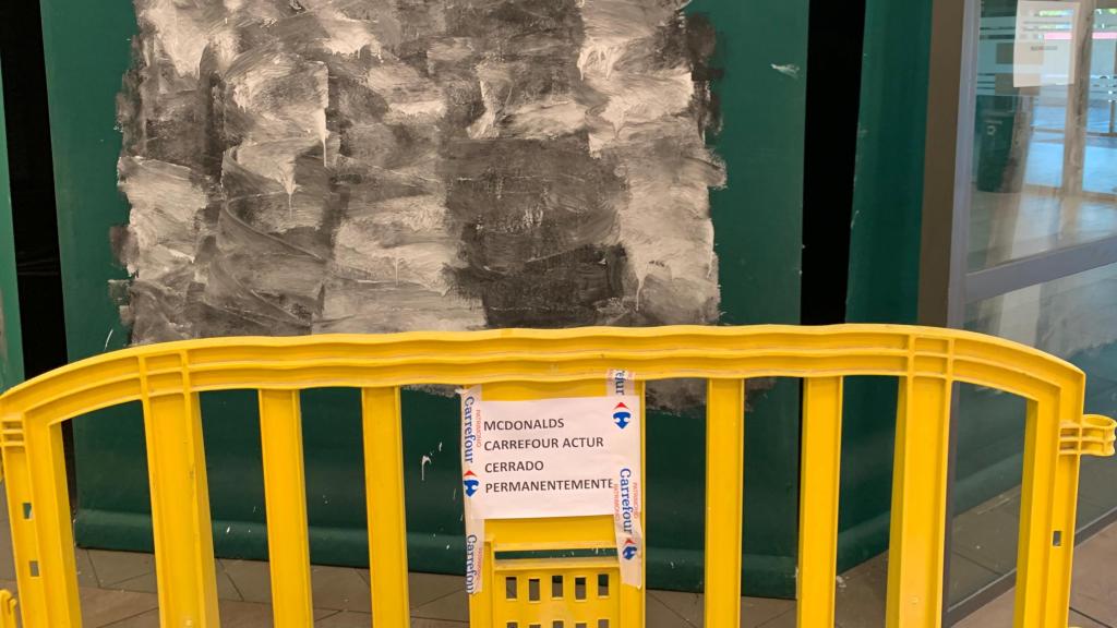 Así se encuentra el local.