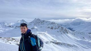 Eduardo Gutiérrez, investigador vallisoletano trabajando en Suiza.