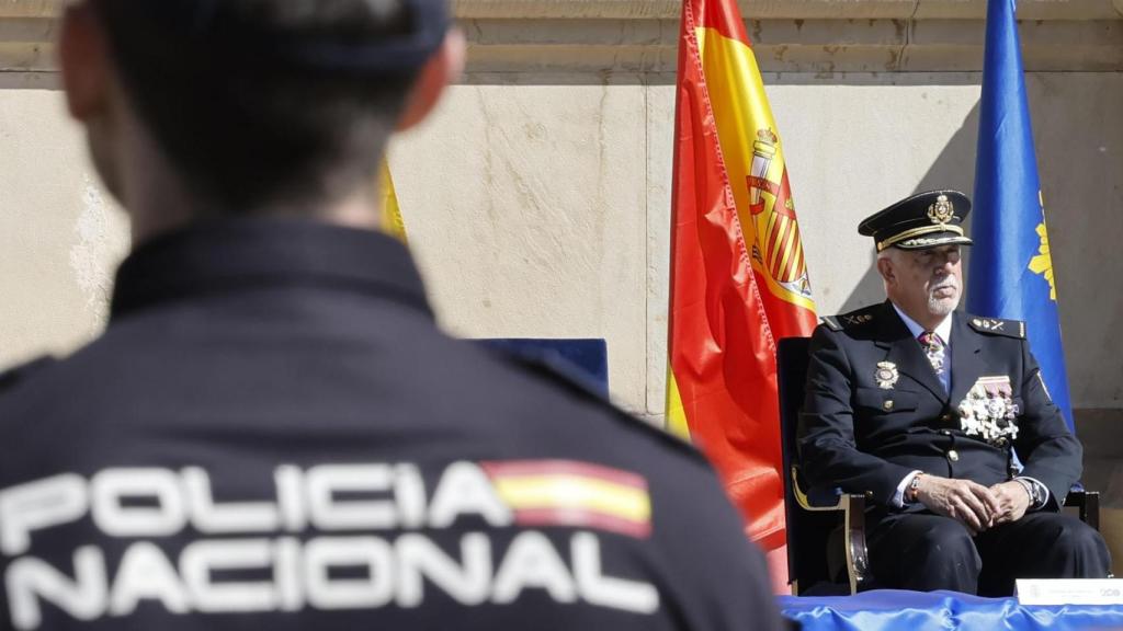 Florentino, Marín, jefe superior de la Policía Nacional durante el acto de los Santos Ángeles Custodios