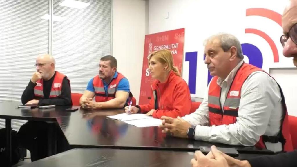 Imagen del Cecopi del día de la dana. EE