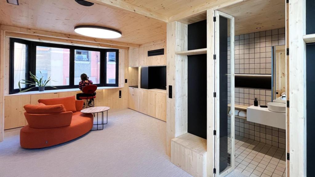 El interior de una de las suits del hotel.