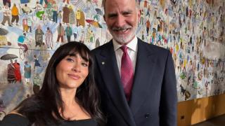 El 'selfie' de Aitana con Felipe VI este pasado lunes, 29 de septiembre.