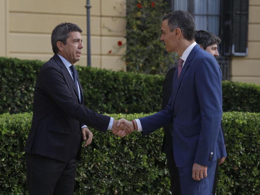Carlos Mazón y Pedro Sánchez. Kike Rincón / EP
