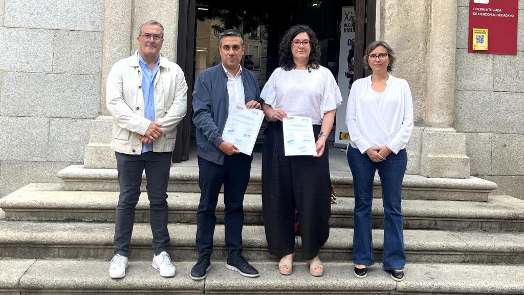 Registro de la convocatoria de huelga. Foto: Sindicatos.