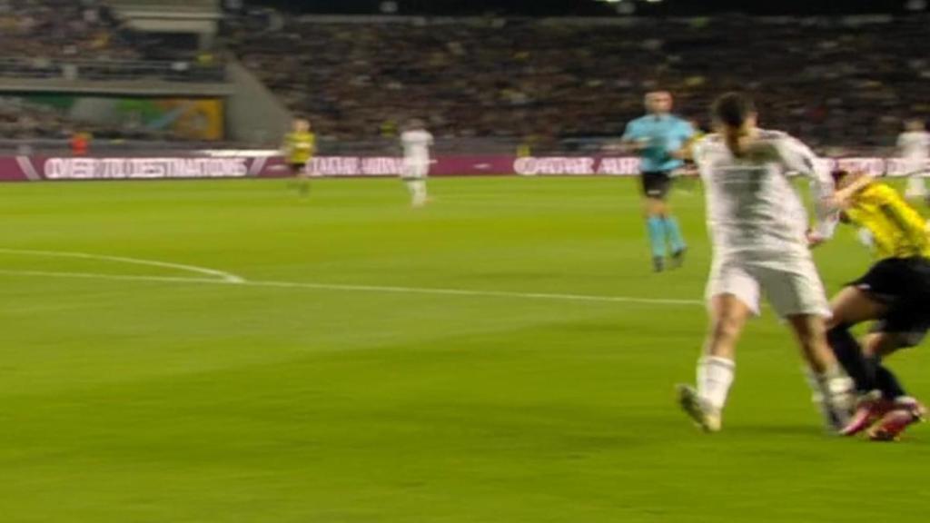 El penalti anulado por el VAR.