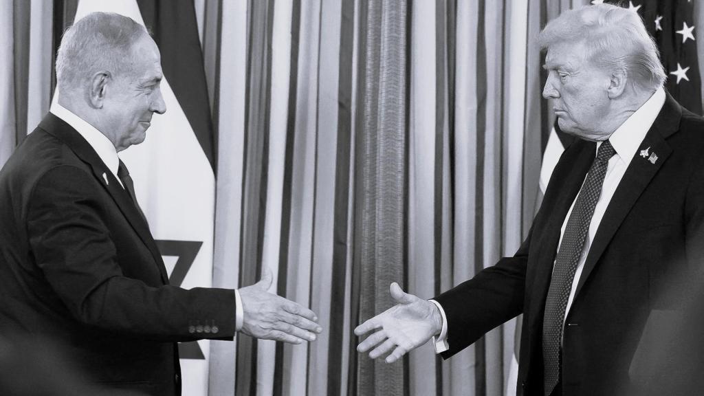 Netanyahu y Trump, este lunes en la Casa Blanca.