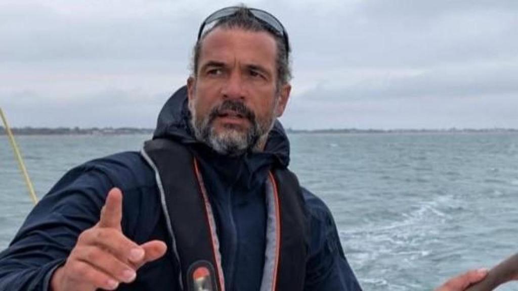 El gallego Manu López, patrón de uno de los buques de la Global Sumud Flotilla.
