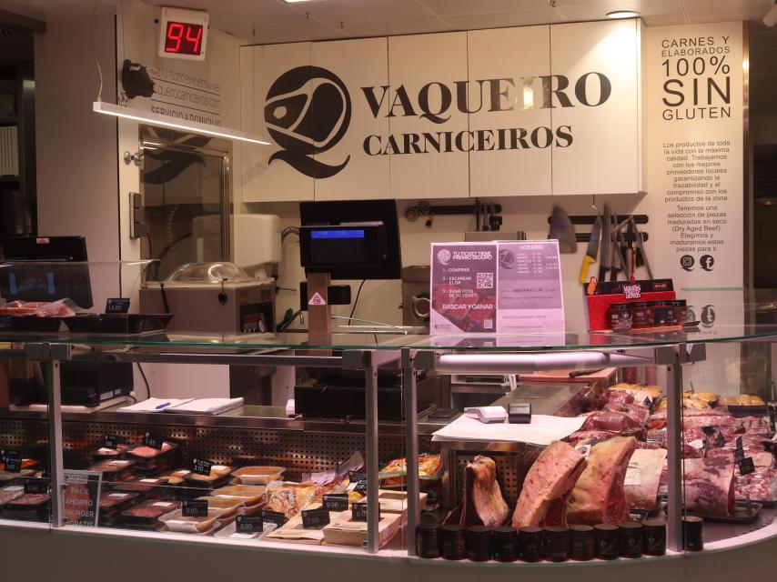Vaqueiro Carniceiros, en el Mercado do Progreso, en Vigo