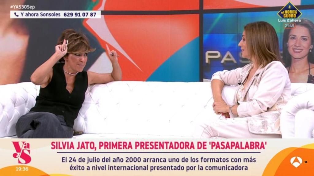 Sonsoles Ónega y Silvia Jato.