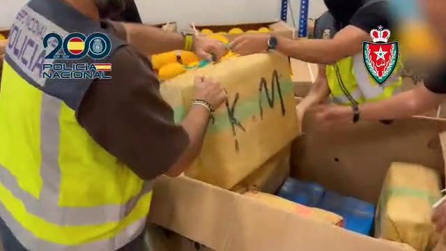 Vídeo de la operación de la Policía Nacional contra el tráfico de drogas en Málaga y Cádiz.