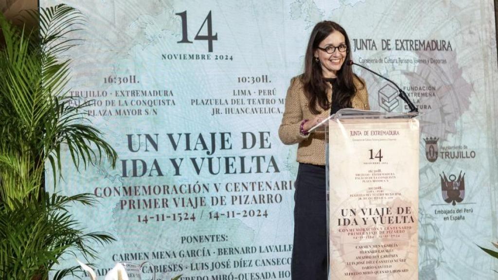 Carmen Sánchez-Risco, durante la presentación del programa 'Extremestizas'.