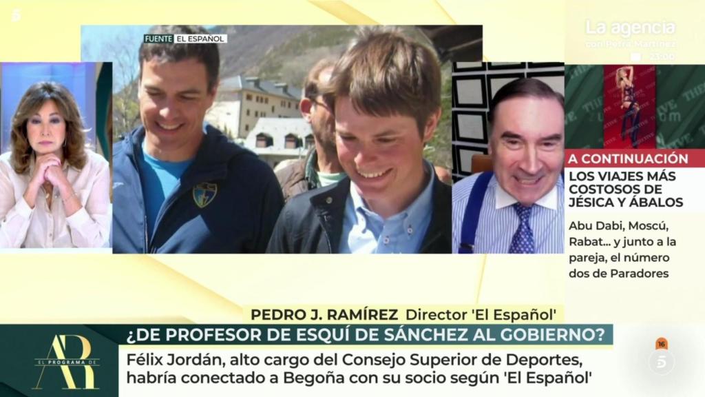 Pedro J. Ramírez, durante su intervención en 'El programa de AR' este miércoles.