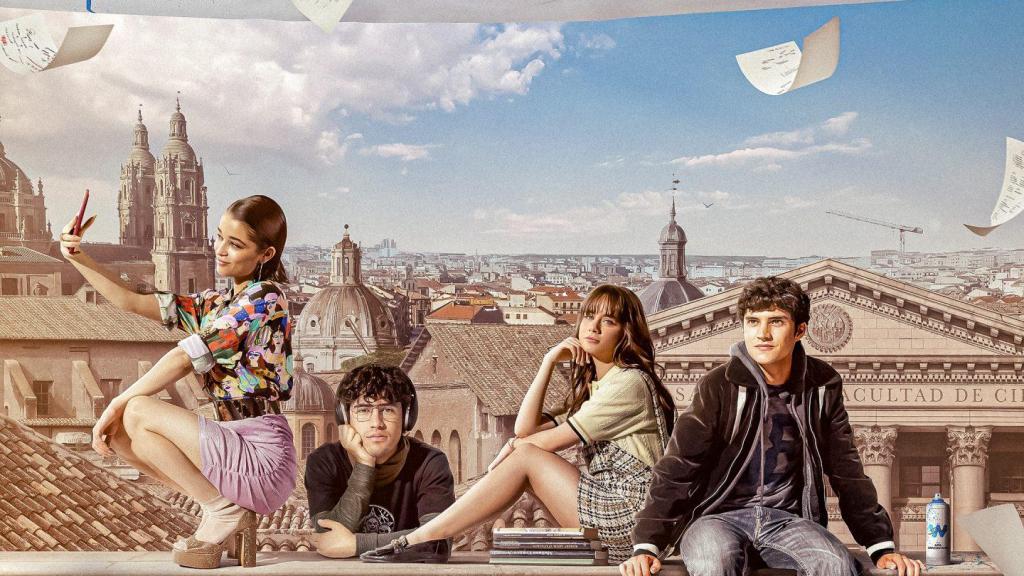 Cartel promocional de 'Zoomers', la nueva serie de Prime Video rodada en Salamanca