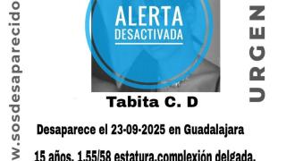 Encuentran a Tabita, la menor de 15 años que había desaparecido en Guadalajara