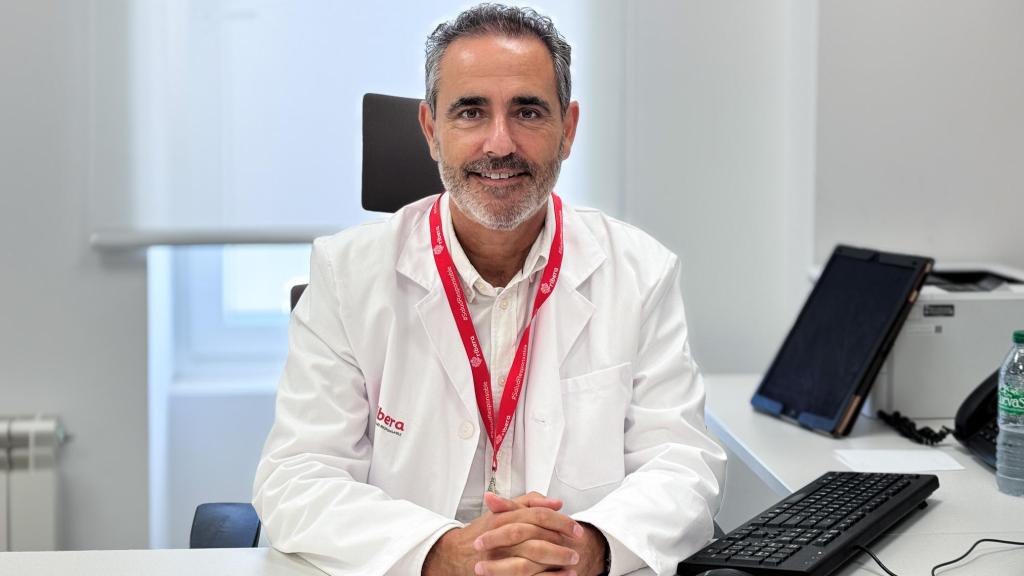 El doctor Pepe_Gutiérrez, geriatra hospital Ribera Covadonga.