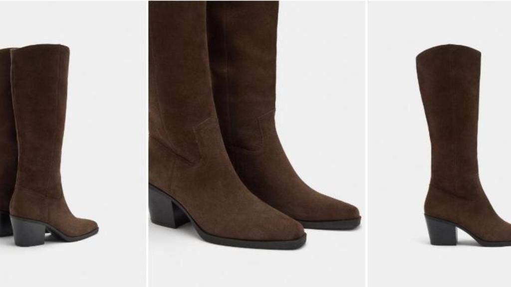 Botas de piel. Ref. 238417